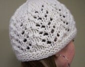 Knitting Pattern - Hat - Gull Lace Hat  - PDF - Free Shipping