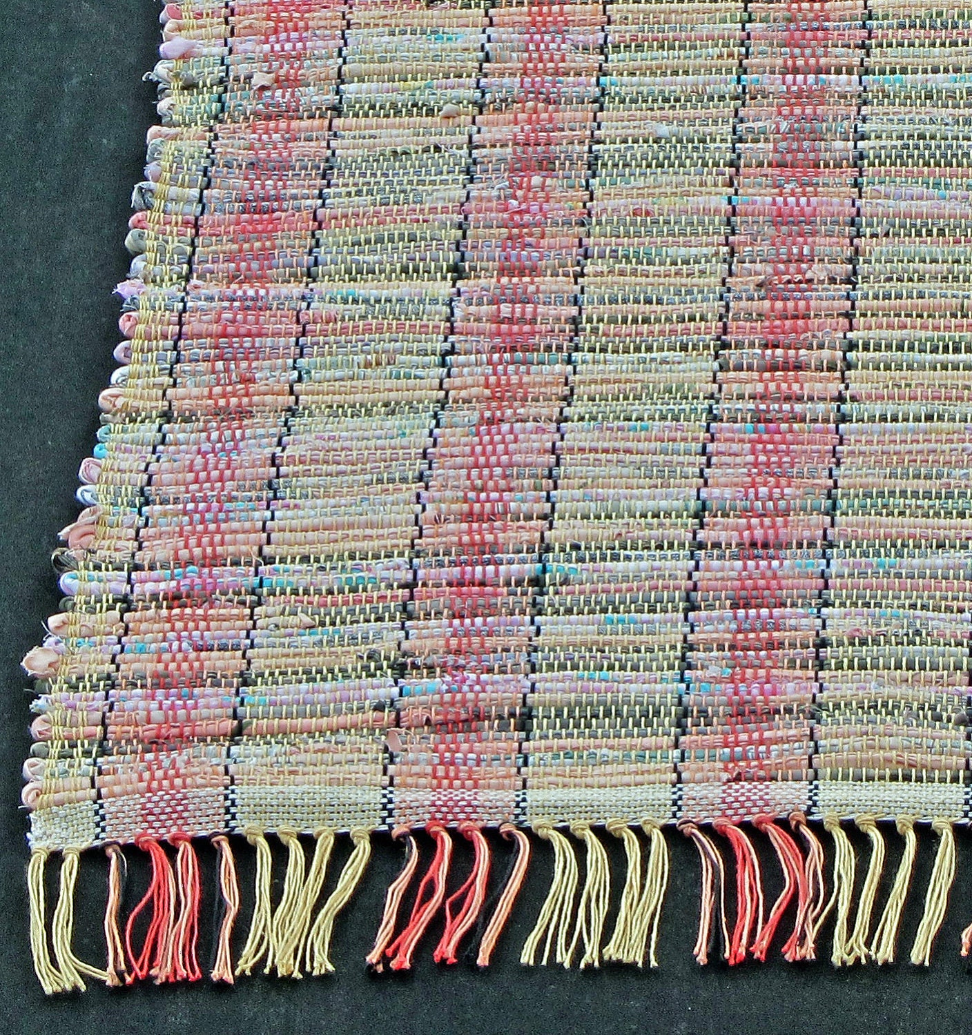 Rag Rug Peach Melba I Hit or Miss