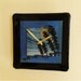 Jackpines Fused Glass Wall Clock