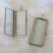 SALE SALE Glass Metal Frame Pendant Locket for Your Precious Photo Memory 1 x 2 Rectangle