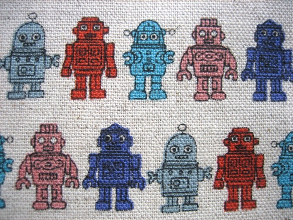 japanese robot fabric