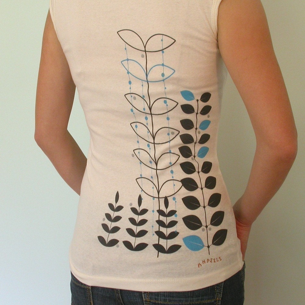Garden Plants Vneck S,L,XL and XXL