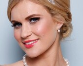 Rhinestone & Ribbon Hairband Tie In