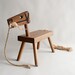 Pony Kids Wood Stool / Child's Horsey Stool