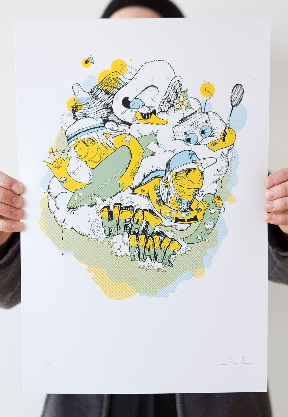 Heat Wave screen print