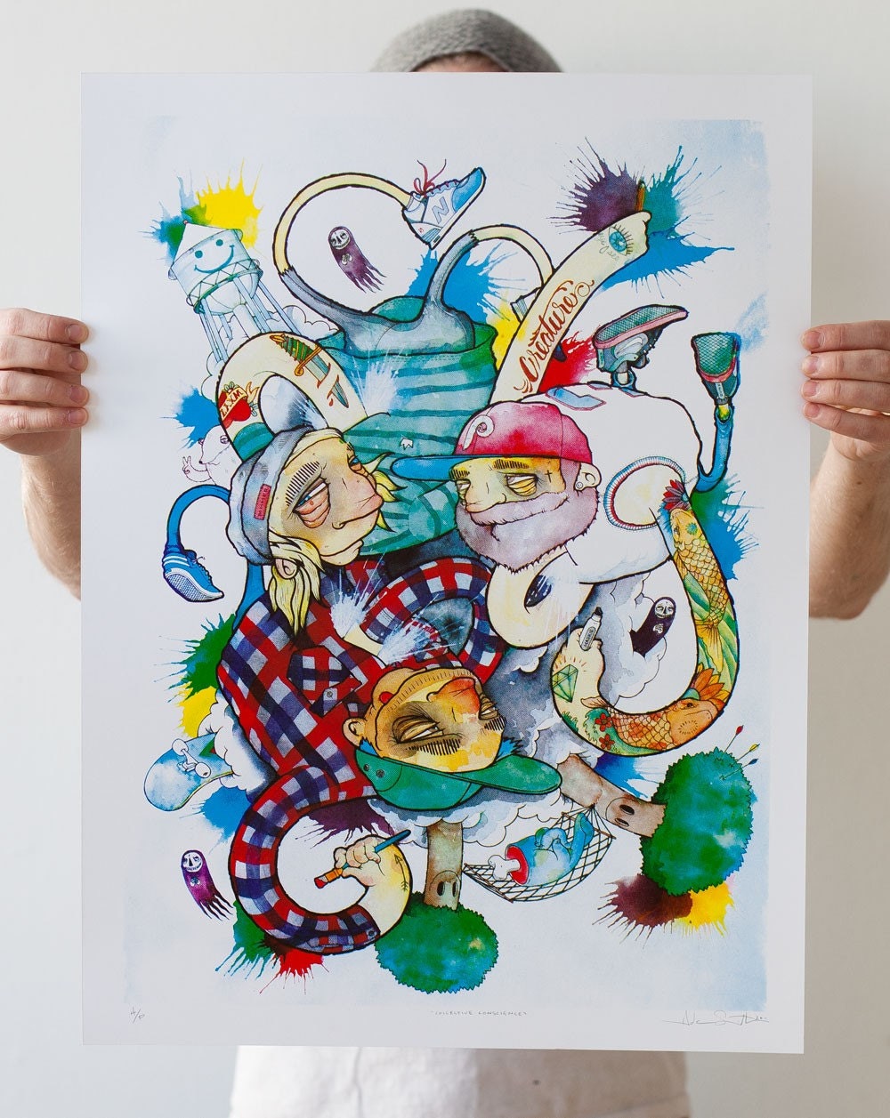 Collective Conscience - CMYK screen print