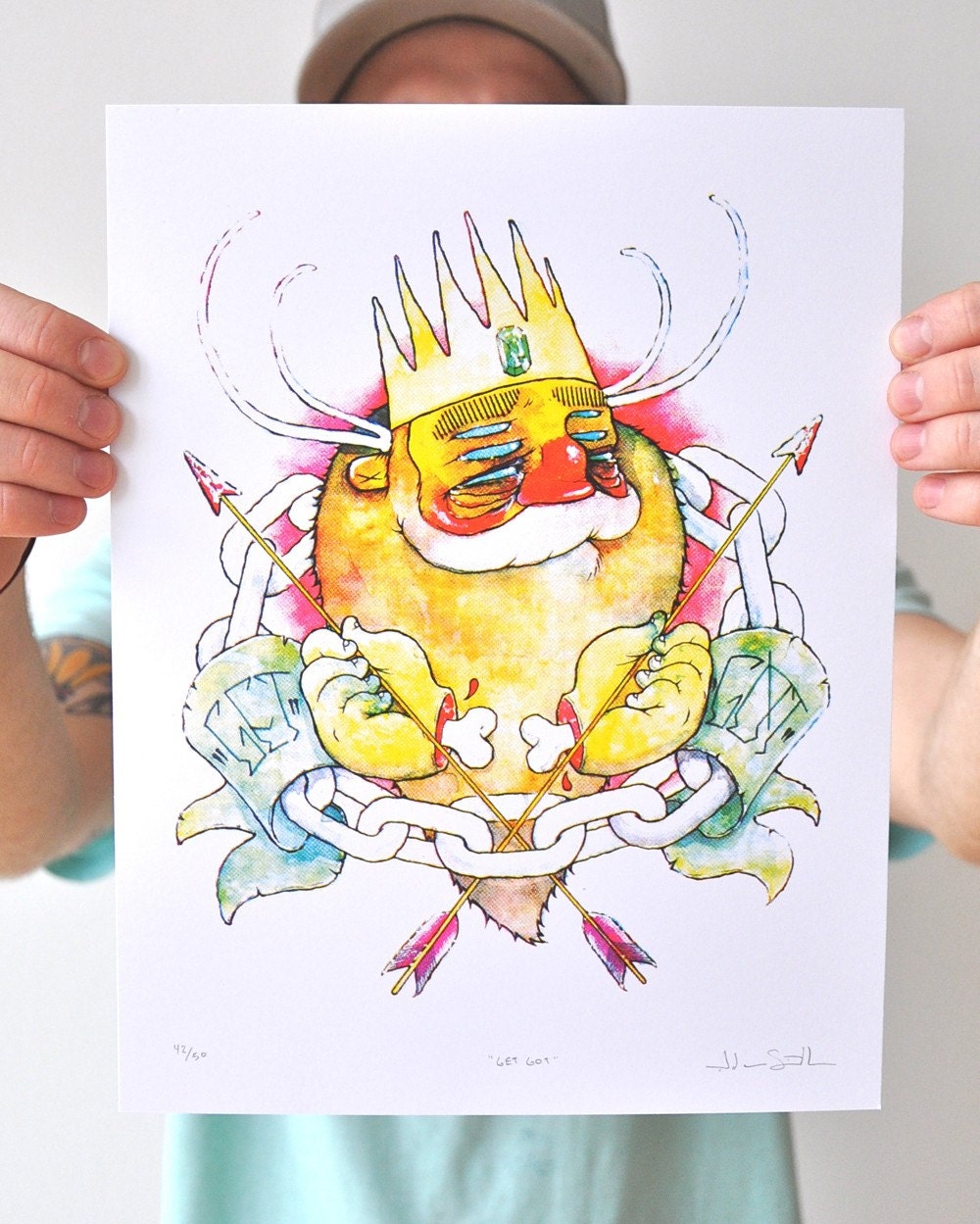 Get Got CMYK screen print