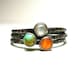 Tres Stacking Rings... Turquoise - Spiny Oyster - Mother of Pearl
