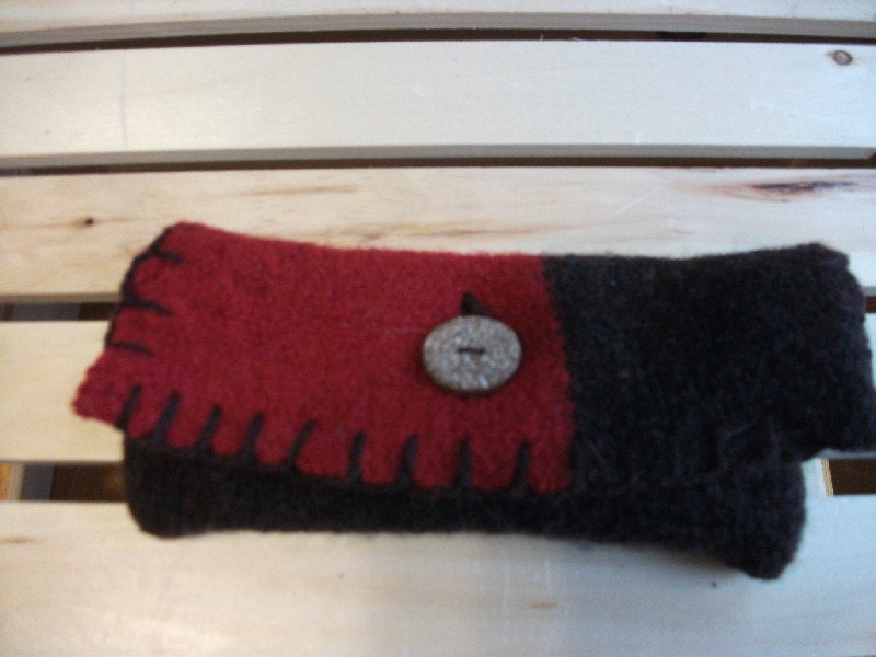 Brick Road Recycled Wool Change Purse