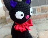 Black Cat JiJi Plush Doll Amigurumi