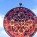 Dracula - Mandala Suncatcher made from upcycled cd