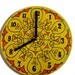 Super Lemon Mandala Record Clock