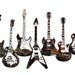 Mouse Pad mousepad Guitars original art collage decorative