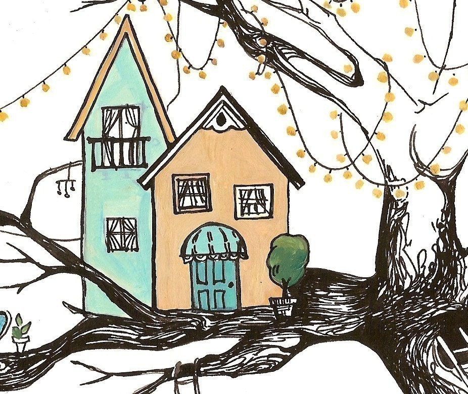 Tree House - Print