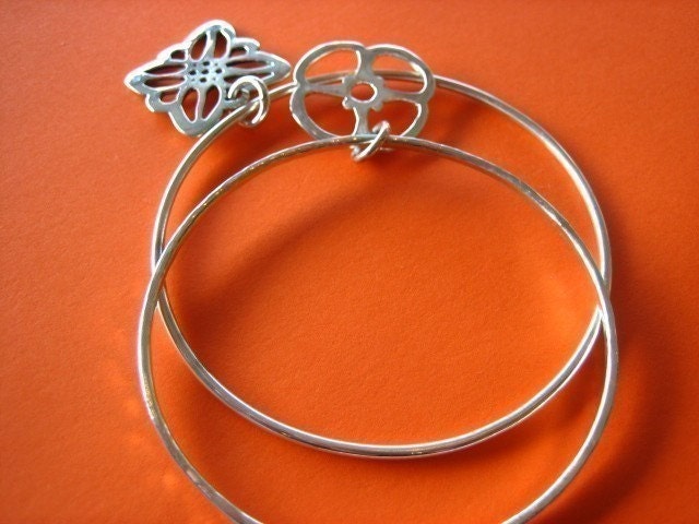 Sterling Silver Charmbangle