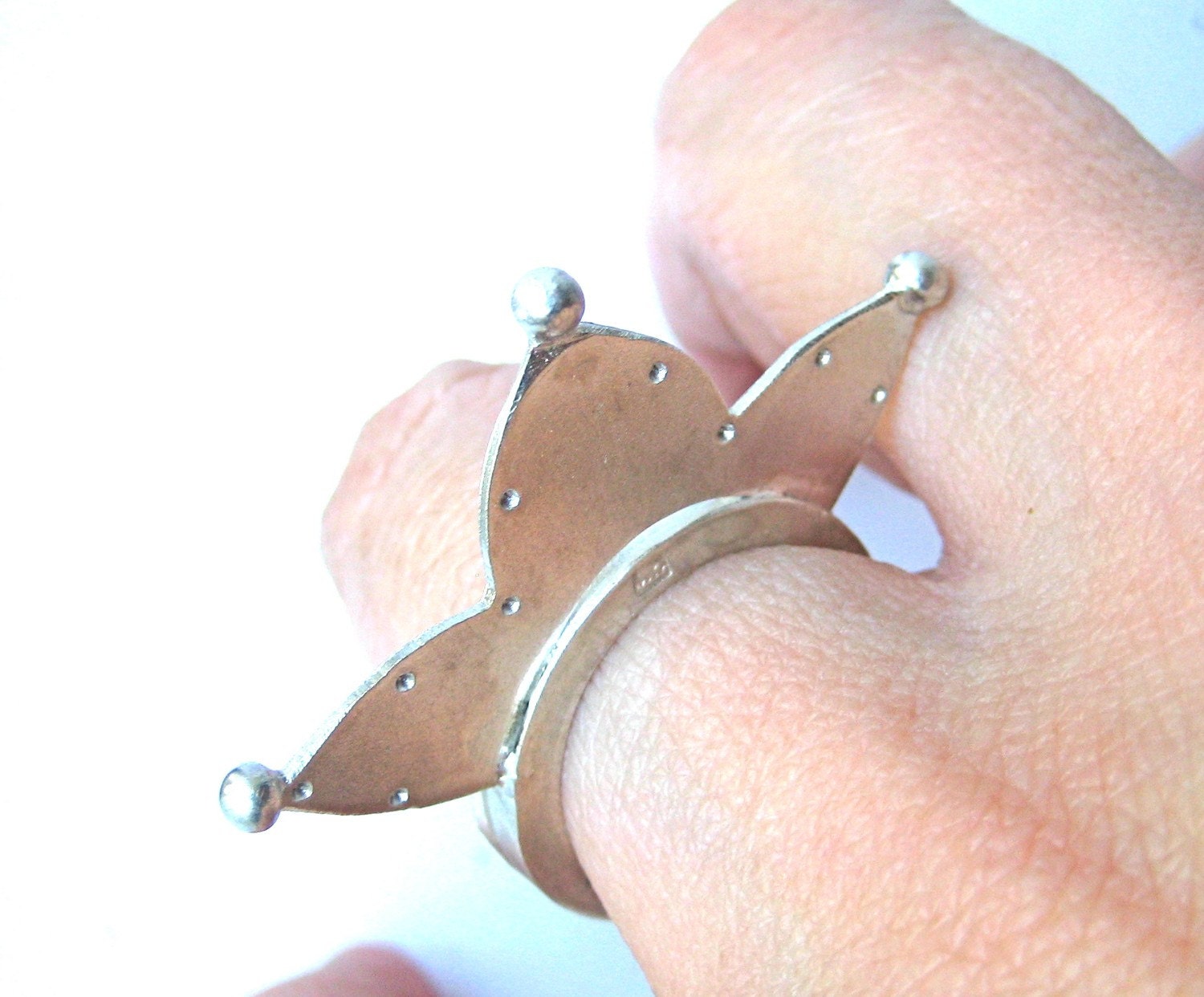 Sterling Silver Jester's Stack Ring