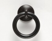 Medium Ring Pull 0102-11 - Wrought Iron Cabinet Hardware