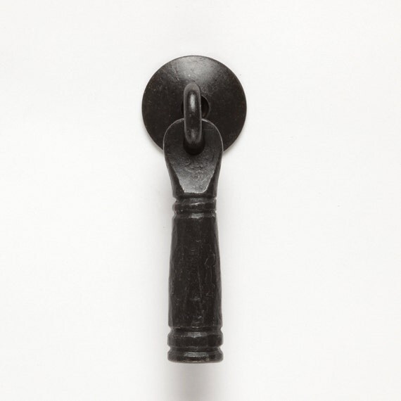 Drop Pull 0502-11 - Wrought Iron Cabinet Hardware