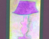 The Lamp Fine Art Note Card - Artist with Autism