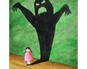 did you ever have that feeling  8x10 Art Print monster shadow