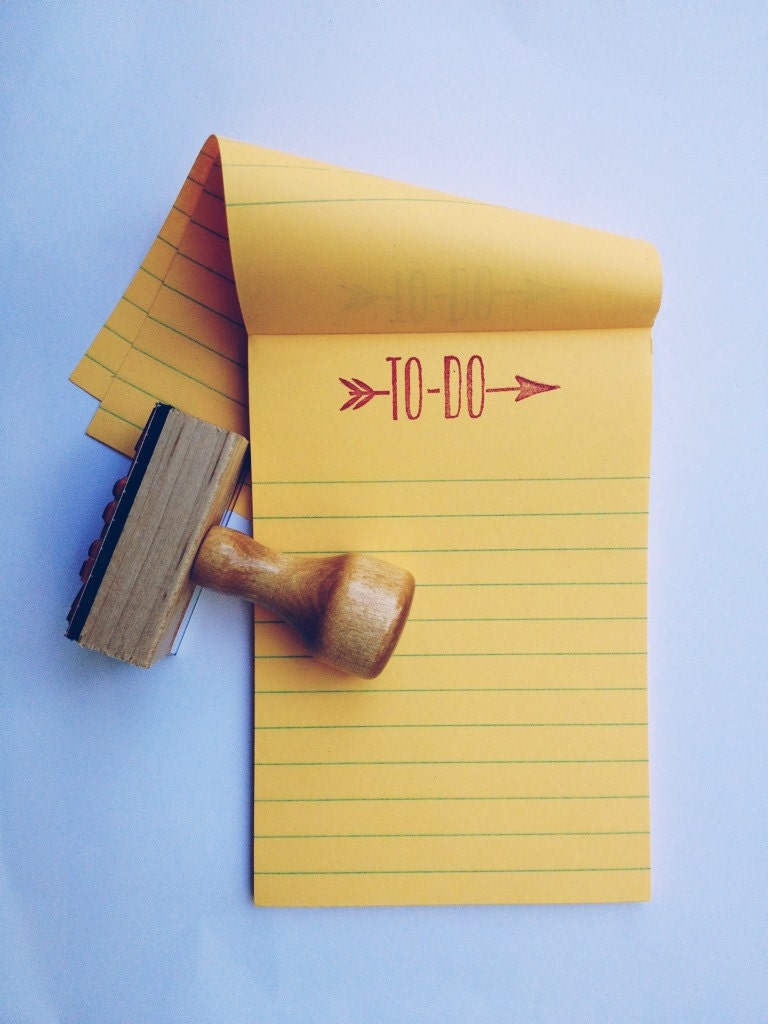 To-Do Stamp - to do list, custom stamp, arrow