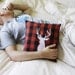 Rustic Buck head Lodge Pillow