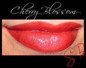 Cherry Blossom Mineral Lipstick (Medium Pink toned red) makeup Cheek and Lip Color