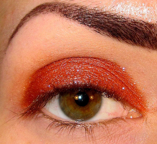 De-Frosted Eyeshadow Mineral makeup Holiday collection (Shimmery Copper with Blue, purple & silver sparkle) Eye shadow Eyeliner