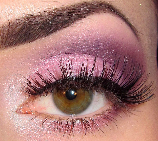 Get this look 4 pc set (Candied Violets, Pink slip, Twinkle, Wishing well) Eyeshadow Mineral makeup Eye shadow Eyeliner (5g)