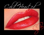 Cold Hearted Mineral Lipstick (Gorgeous red with a pink shimmer) makeup Cheek and Lip Color