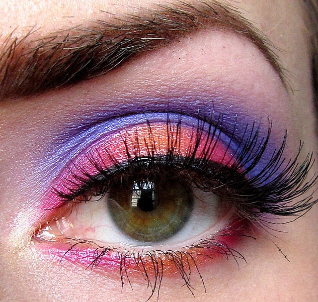 Get this look 4 pc set (Dahlia, Going Bananas, OrangeUGlad, Shacked Up) Eyeshadow Mineral makeup Eye shadow Eyeliner (5g)