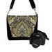 CLEARANCE Camera Bag for Women Medium / Small Camera Case Nikon Camera Case - Deluxe Medallion neutral colors handmade (RTS)