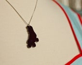 Roller Skate Laser Cut Acrylic Necklace