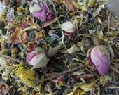 Organic Herbal Bath roses lavender calendula camomile
