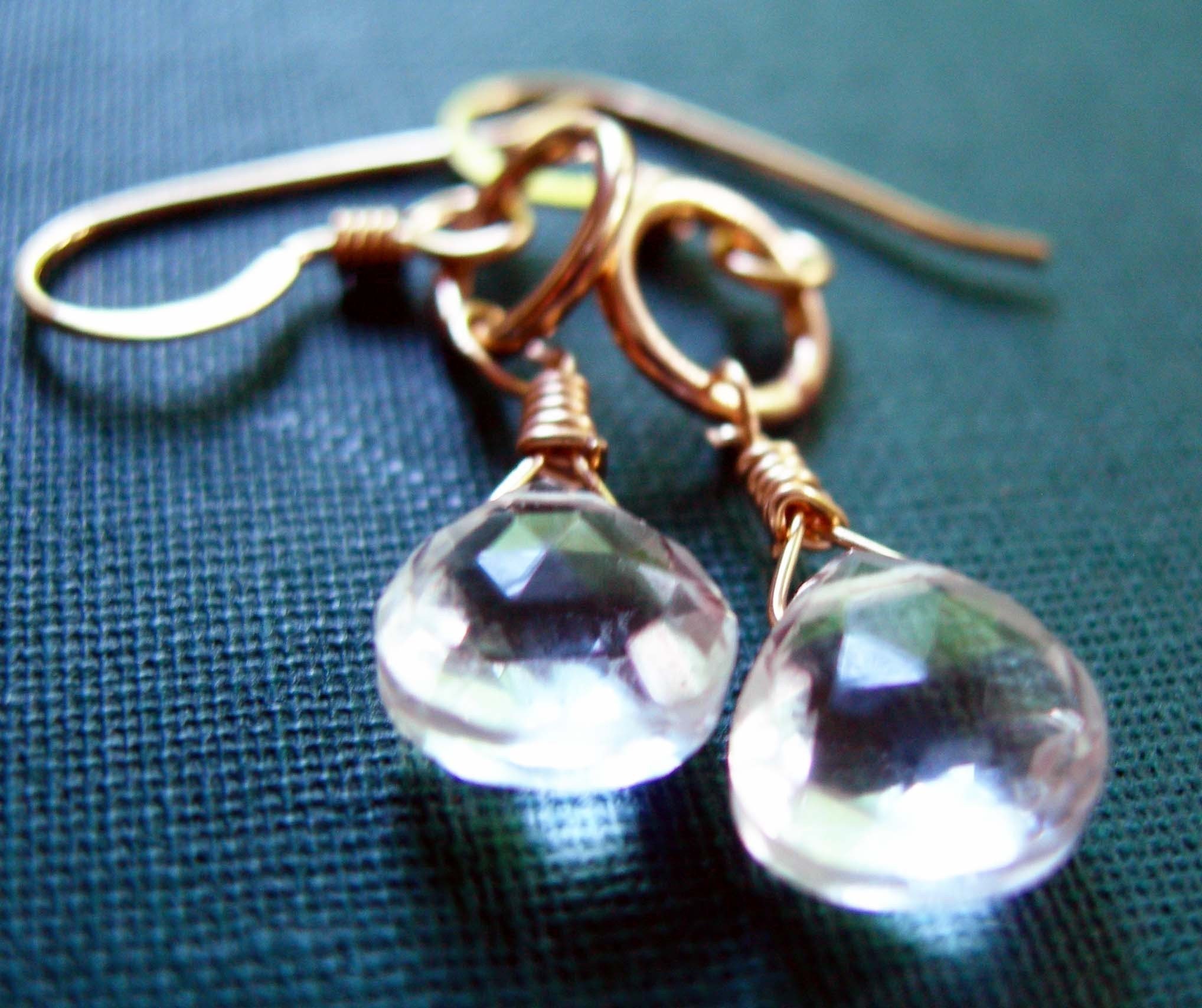 Criminally Chic -White Topaz Earrings