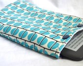 eReader Cover  - Kindle with Keyboard - Teal Tiles