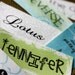 30 Custom Printed Fabric Labels Your Choice Sew on or Iron on
