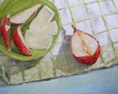 Pears and Cheese oil painting by Andrew Daniel