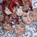 Gothic Steampunk Doll Face in Clock Gift Tags Unique