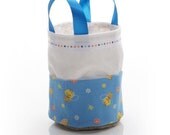 Fabric Basket, Sale, Japanese Bumblebee, Kawaii, Blue, Desktop Storage, Pen Holder