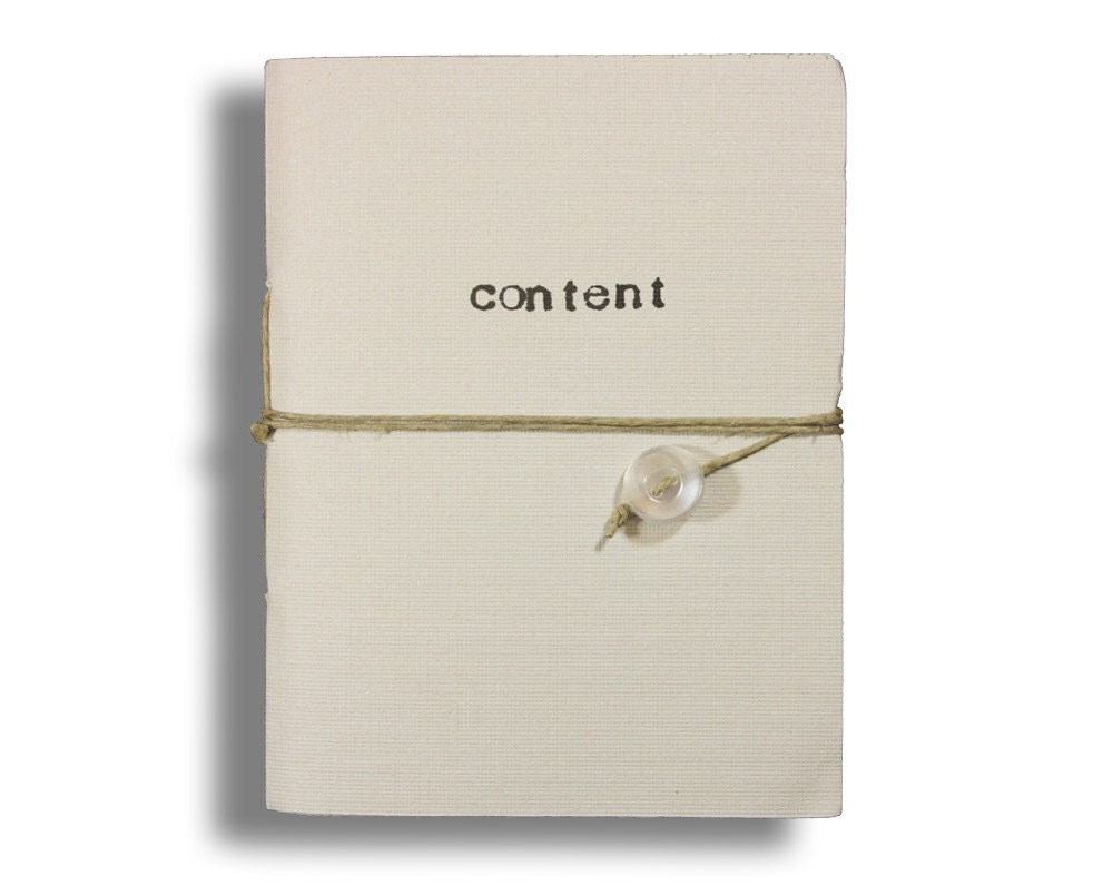 Content Recycled Notebook in Orange