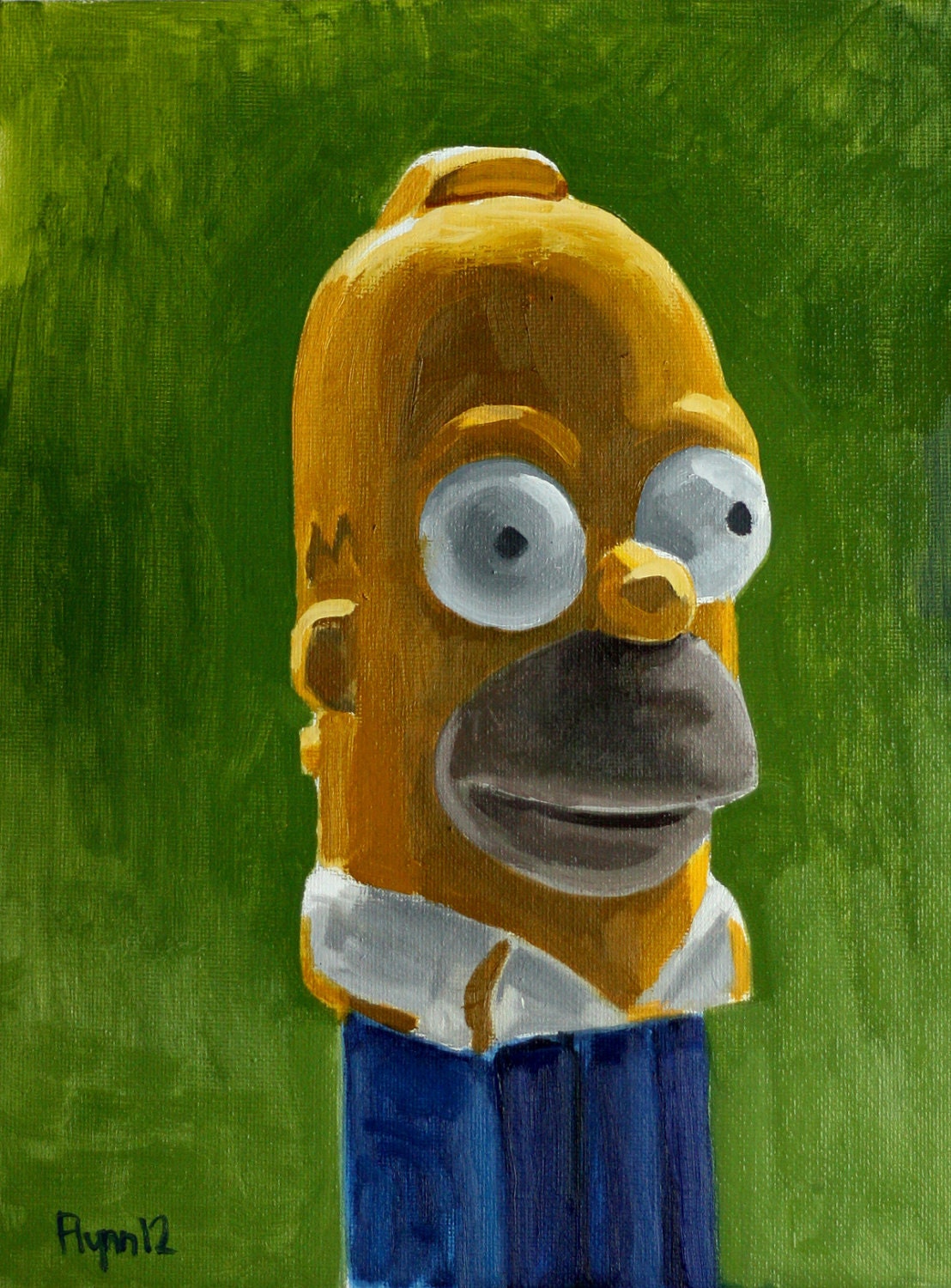 Homer Simpson Pez Still Life - Limited Edition  5" x 7" Print