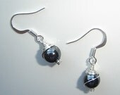Twisted Breeze of Hematite Earrings