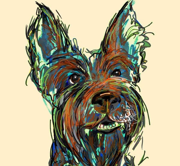 Tommy the Scottish Terrier Print