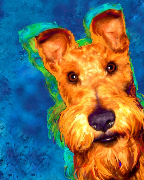 Murphy the Irish Terrier Print