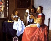 Pug Art Vermeer