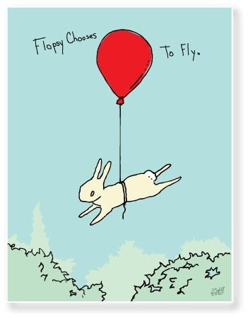 Flopsy Chooses to Fly, Greeting Cards