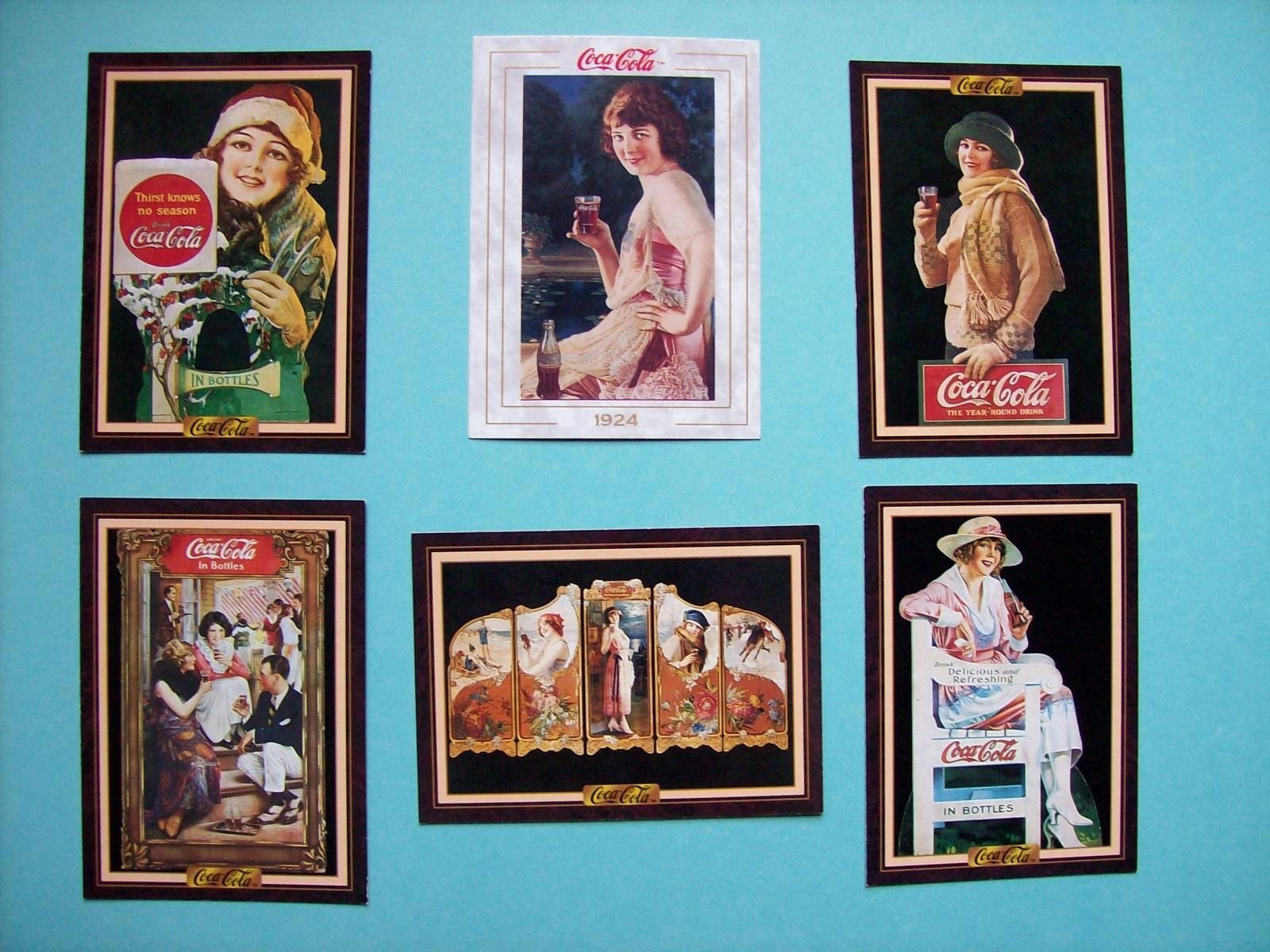 Coca Cola Advertising Trading Cards 1920s By Cedarjunction On Etsy