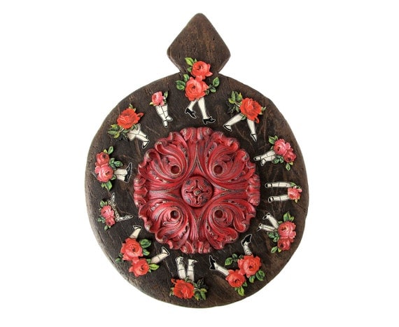 Ring-Around-The-Rosy - Original Mixed Media Assemblage