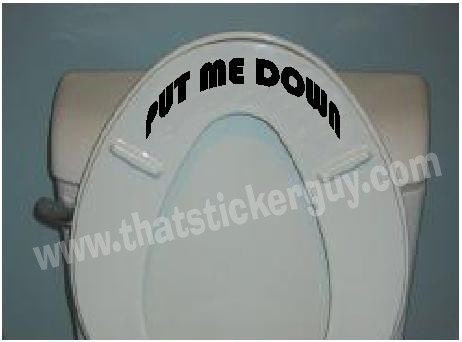 FUNNY toilet seat Sticker by thatstickerguy on Etsy